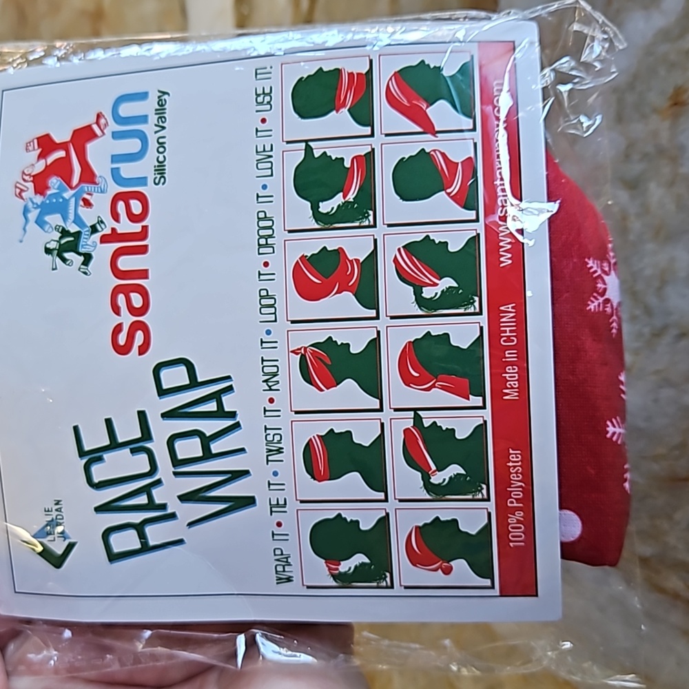 Santa run Race Running Wrap